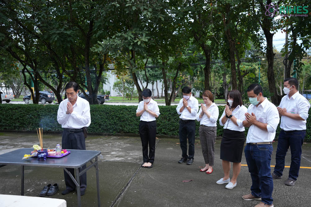 สถาบันวิจัยวิทยาศาสตร์สุขภาพ มช.ทำบุญครบรอบ ๕๕ ปี แห่งการสถาปนาสถาบันฯ