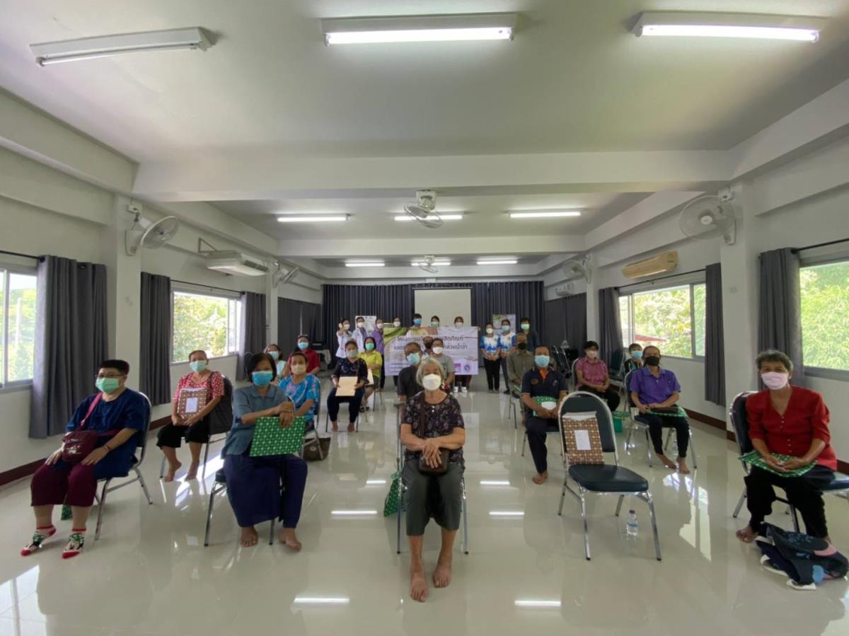 สถาบันวิจัยวิทยาศาสตร์สุขภาพ จัดกิจกรรมบริการวิชาการส่งเสริมสุขภาพชุมชน