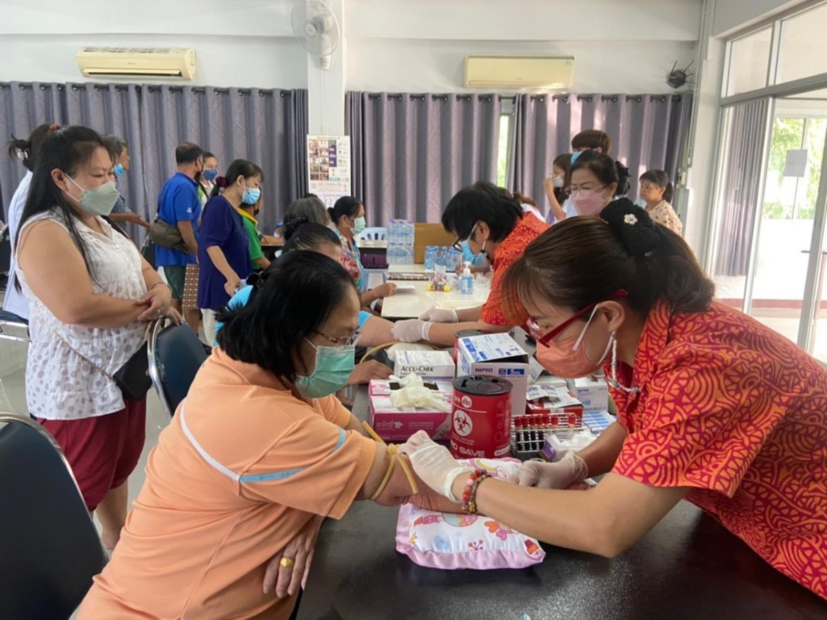 หน่วยวิจัยโภชนาการ จัดกิจกรรมส่งเสริมสุขภาพและสนับสนุนชุมชน ณ โรงพยาบาลส่งเสริมสุขภาพตำบลแม่ก๊ะ