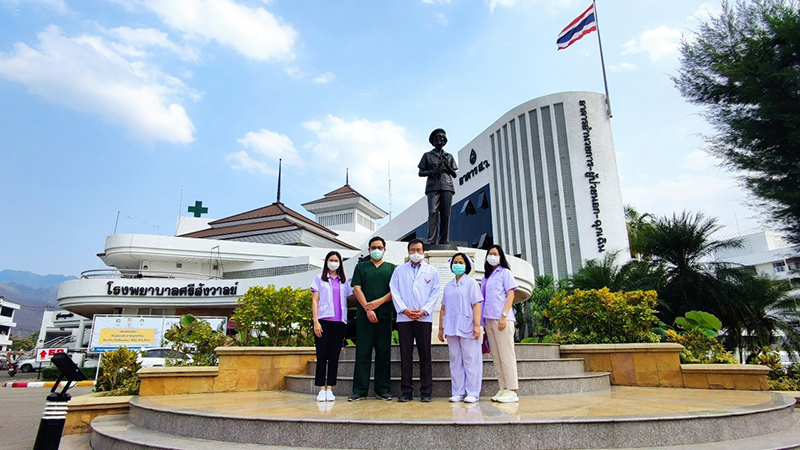 หน่วยวิจัยโรคไม่ติดต่อเรื้อรังให้บริการออกตรวจเส้นฟอกไตให้แก่ผู้ป่วยไตวายเรื้อรัง ณ โรงพยาบาลศรีสังวาลย์ จังหวัดแม่ฮ่องสอน