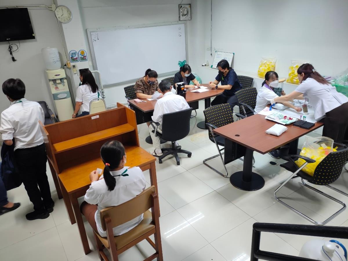 ตรวจสุขภาพบุคลากรสถาบันวิจัยวิทยาศาสตร์สุขภาพ ประจำปี 2565