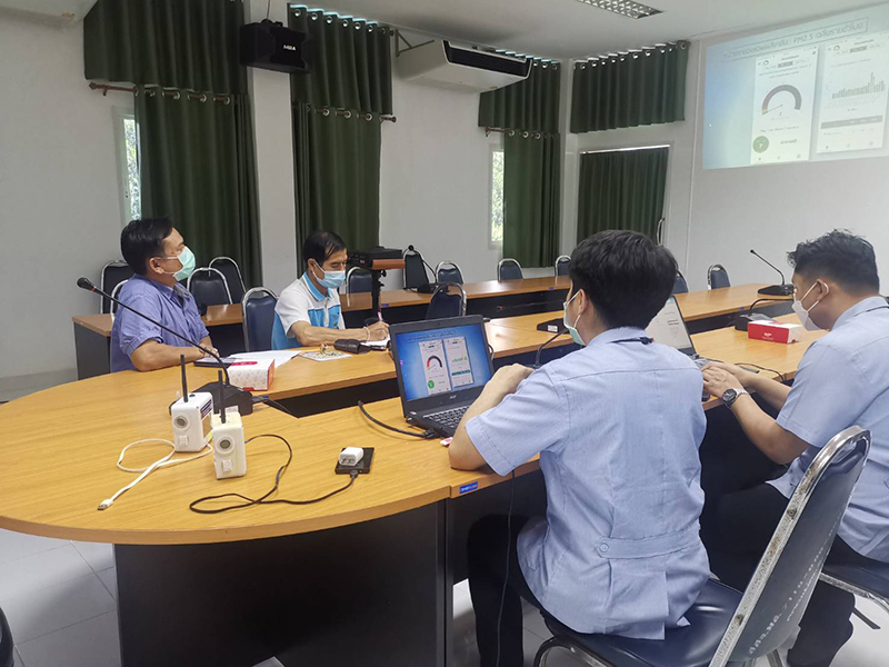 สถาบันวิจัยวิทยาศาสตร์สุขภาพ ให้ความรู้เรื่องฝุ่น PM 2.5 ให้กับผู้อำนวยการโรงพยาบาบส่งเสริมสุขภาพ ในพื้นที่ อำเภอแม่สะเรียง