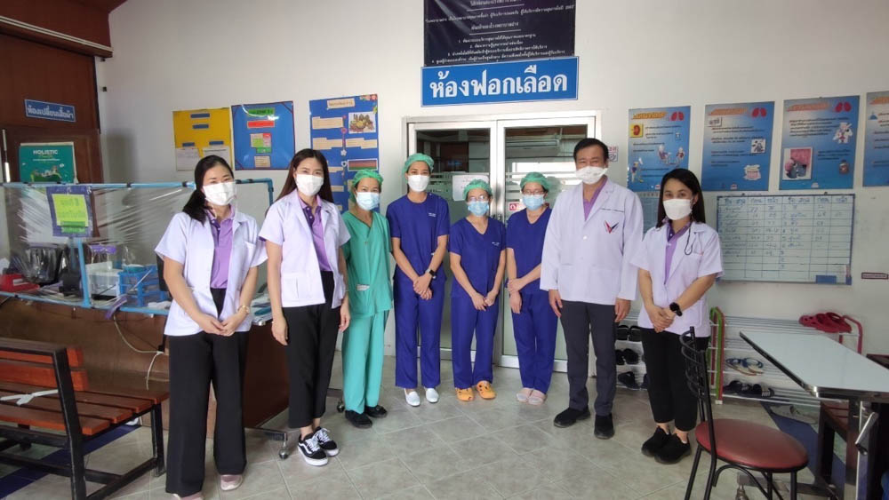 หน่วยวิจัยโรคไม่ติดต่อเรื้อรังลงพื้นที่ออกบริการตรวจเส้นฟอกไตให้แก่ผู้ป่วยไตวายเรื้อรัง ณ ห้องไตเทียม รพ.ฝาง จังหวัดเชียงใหม่